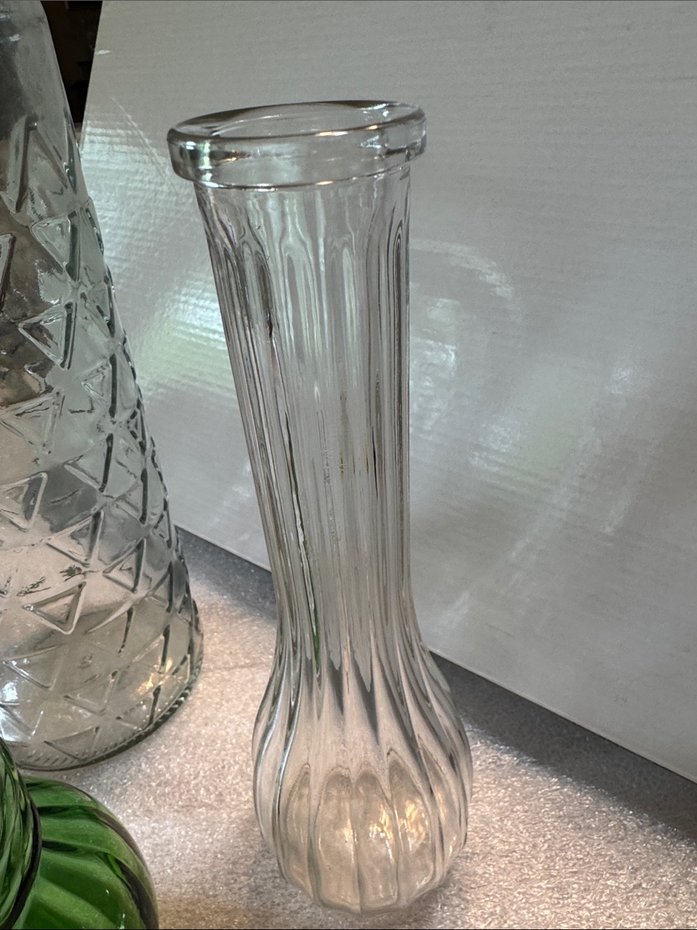 Green Swirl Glass Vase - Home Accents - Picture 6 of 9